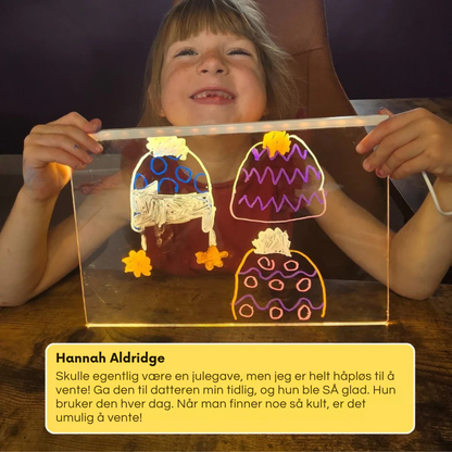 LuneToys LED Tegnebrett