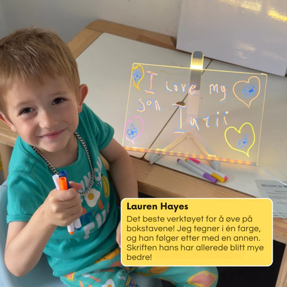 LuneToys LED Tegnebrett